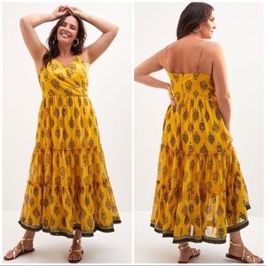 Sachin & Babi Sleeveless Chiffon Tiered Maxi Dress